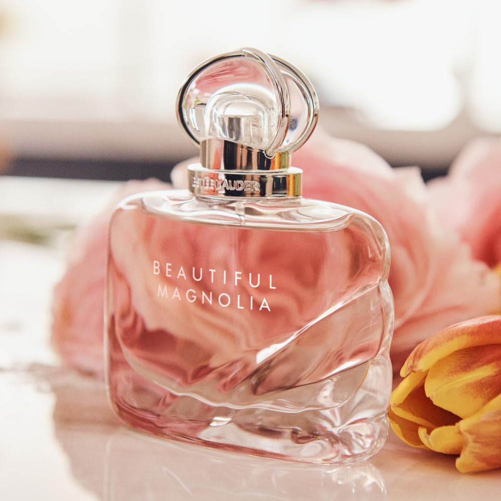 Beautiful Magnolia Eau De Parfum Spray with Notes of Lush Magnolia, Solar Gardenia, Warm Woods & Luminous Musk | Perfumes for Women